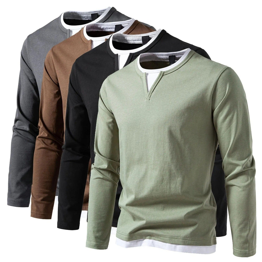 Hem Sworth - Kent Henley mit langen Ärmeln