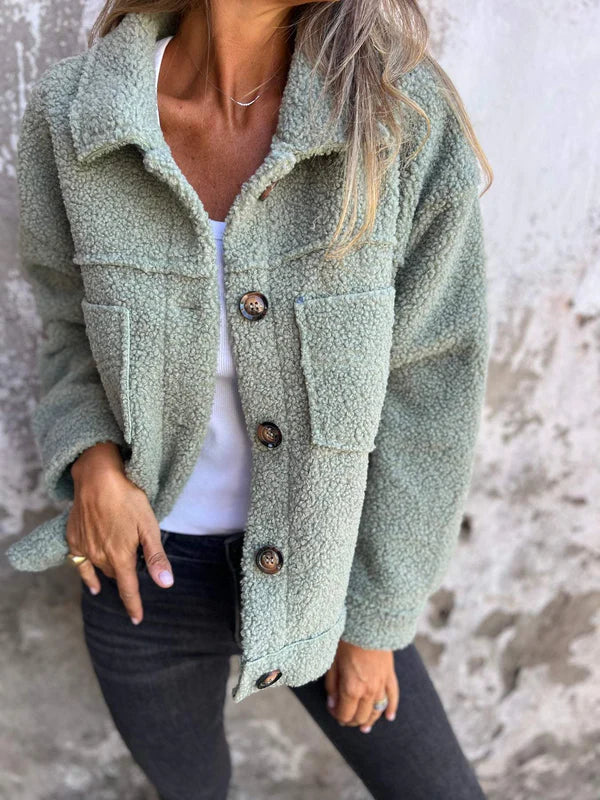 Dion - Kurze jacke mit Revers
