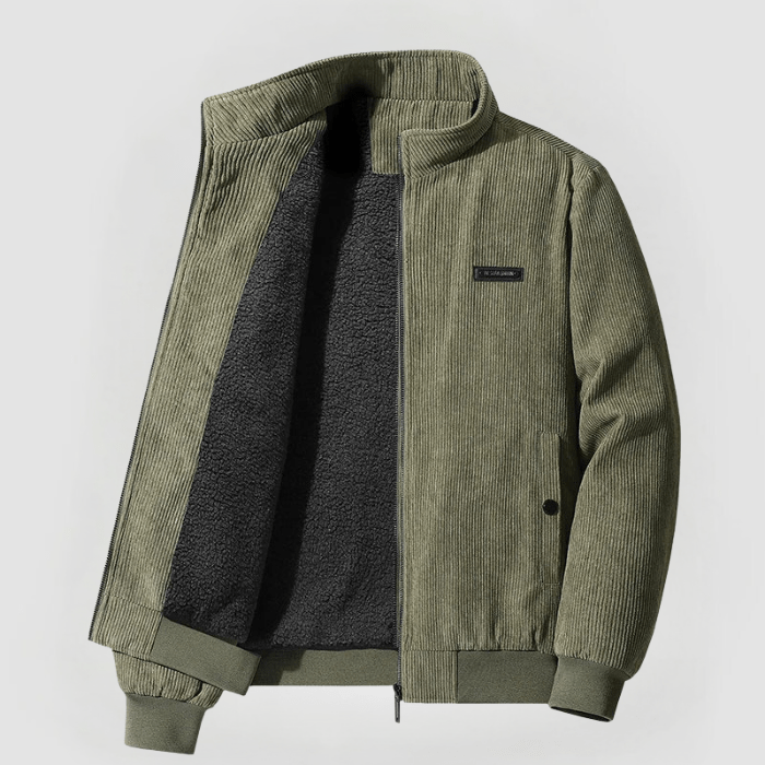 Udo - Cordjacke mit Fleecefutter