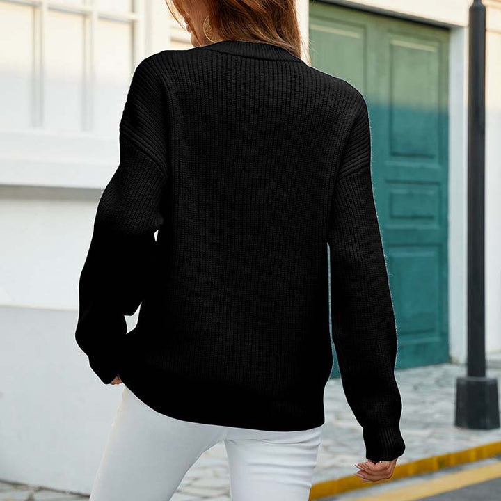 Lola - Eleganter Zopfstrickpullover