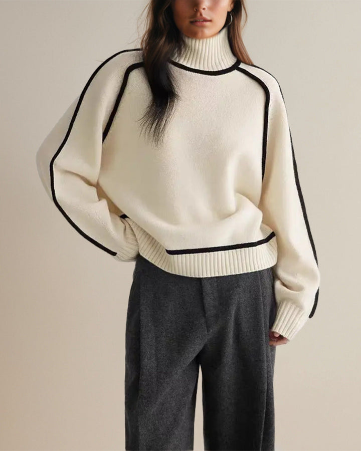 Claire - Eleganter Rollkragenpullover