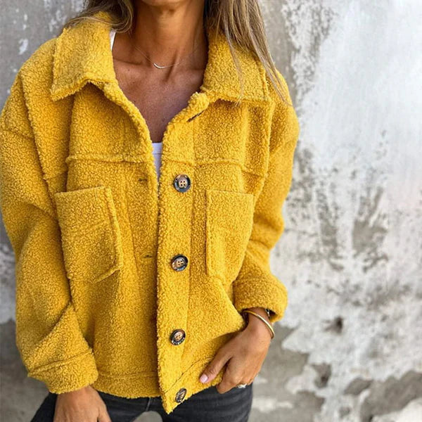 Dion - Kurze jacke mit Revers