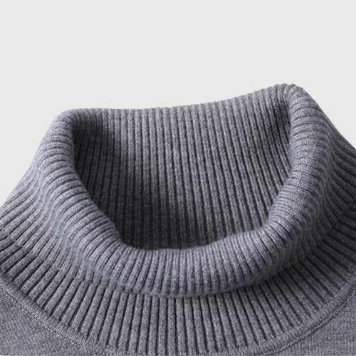 Klassischer Rollkragenpullover