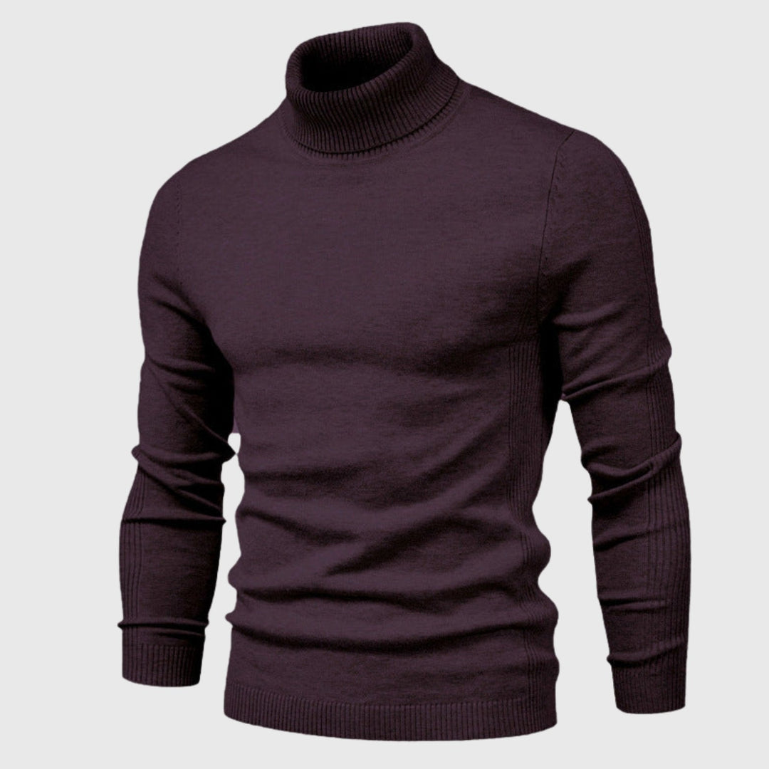 Klassischer Rollkragenpullover