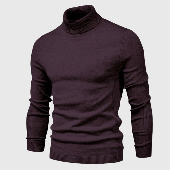 Klassischer Rollkragenpullover