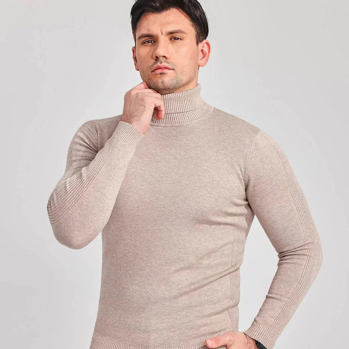 Klassischer Rollkragenpullover