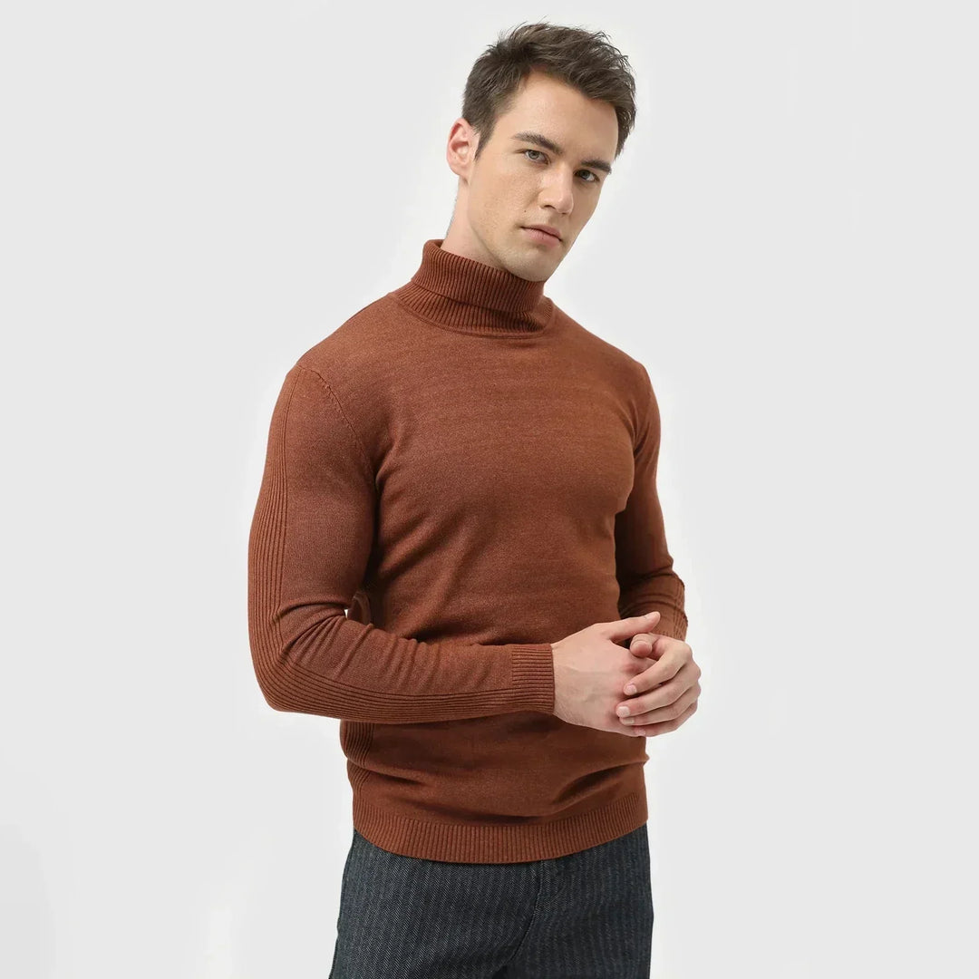 Klassischer Rollkragenpullover