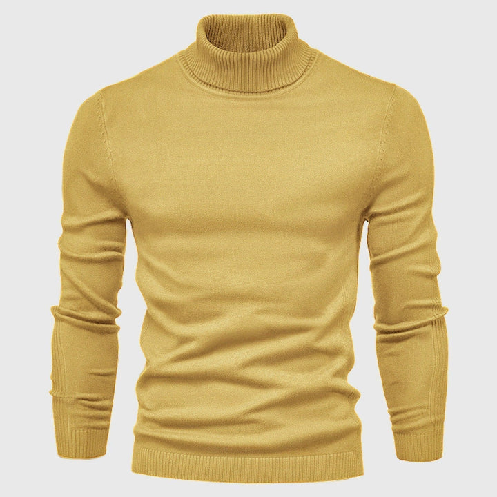 Klassischer Rollkragenpullover