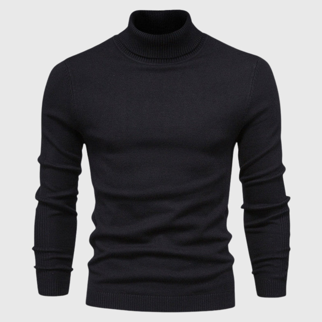 Klassischer Rollkragenpullover