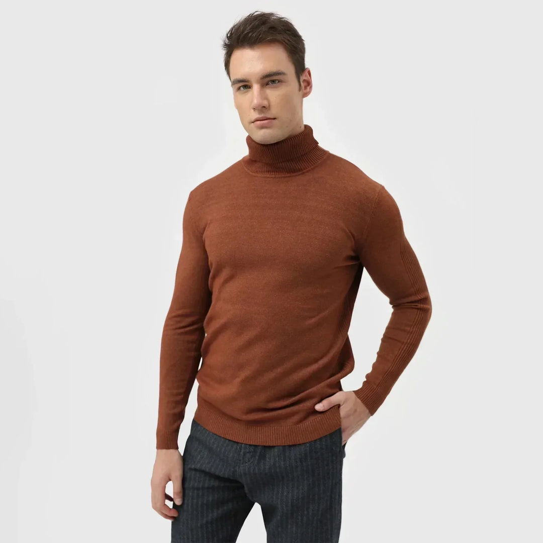 Klassischer Rollkragenpullover