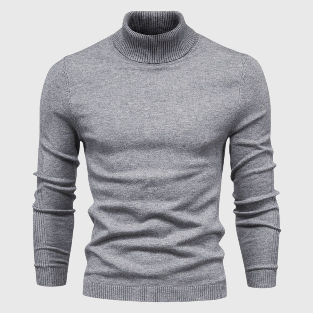 Klassischer Rollkragenpullover