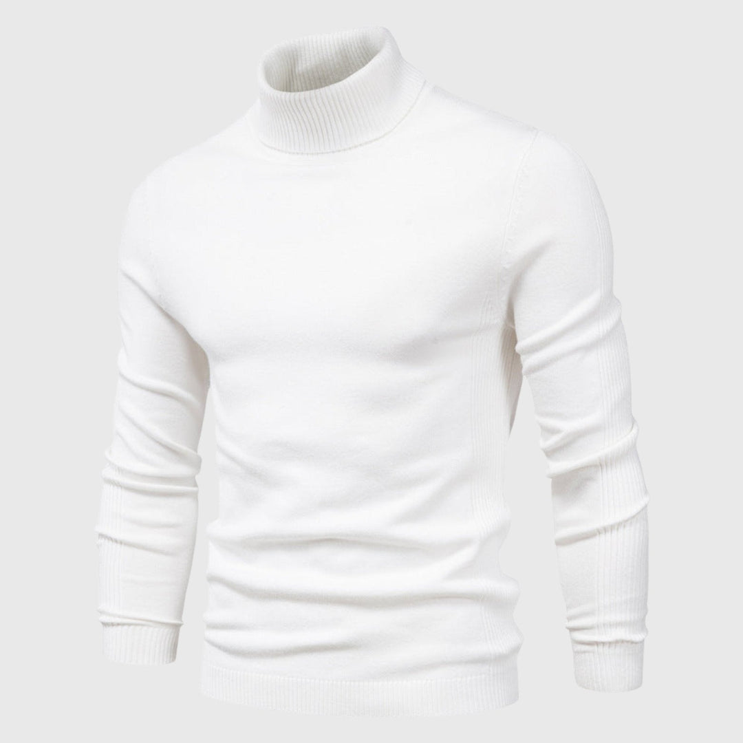Klassischer Rollkragenpullover