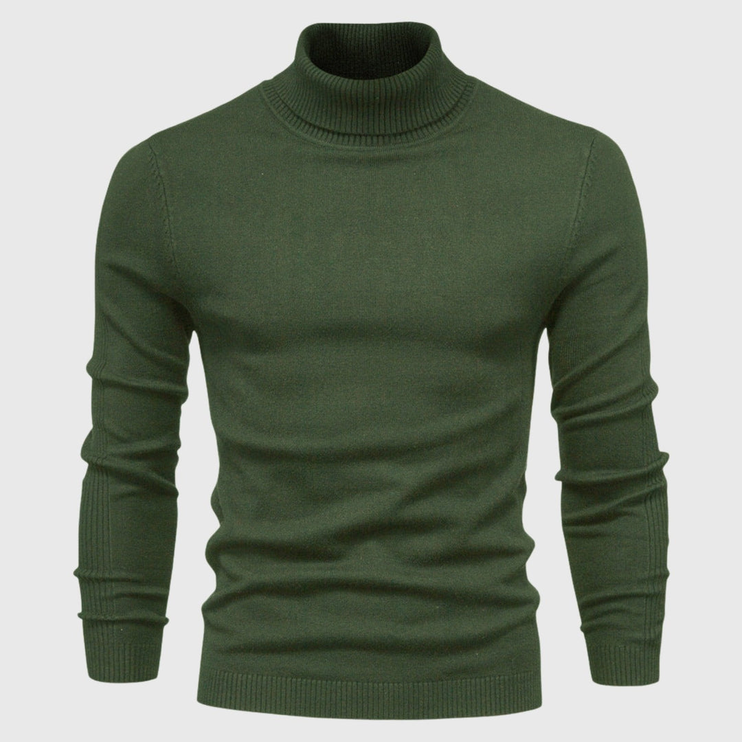Klassischer Rollkragenpullover