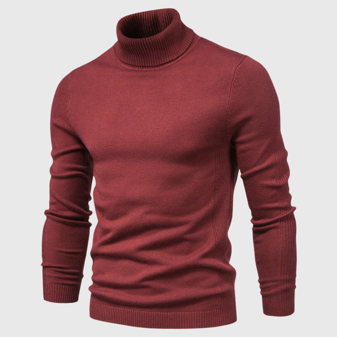 Klassischer Rollkragenpullover